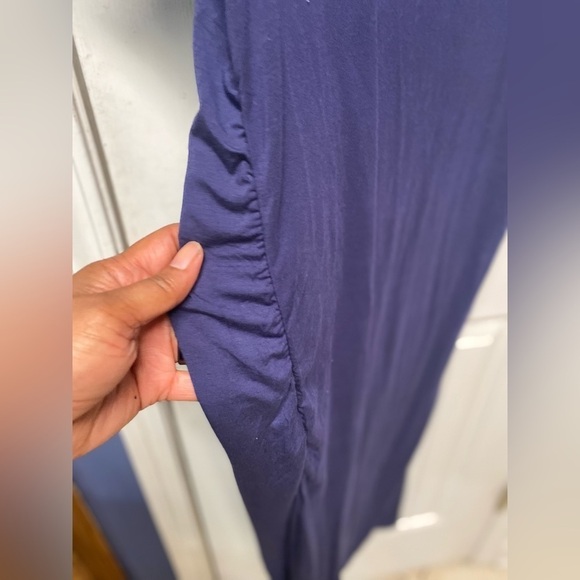 Maternity Time and Tru Daytime Short Sleeve Pullover Midi Dress  L - Picture 3 of 7